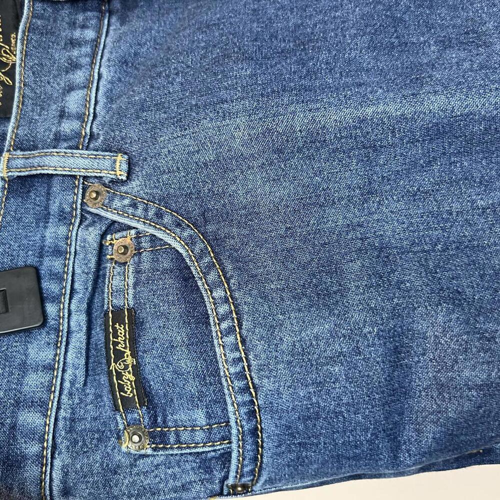 Vintage Y2K Baby Phat Denim Flare Leg Jeans - Picture 6 of 7